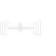 a white and black car chassis icon